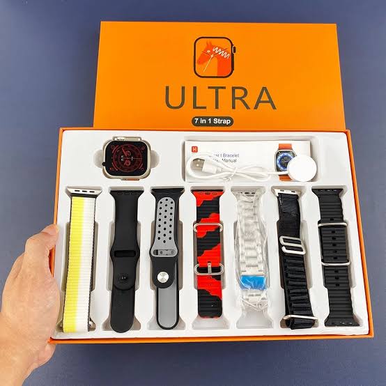 Ultra 7 Smart Watch – 7 Straps | Bluetooth Calling & Smart Features