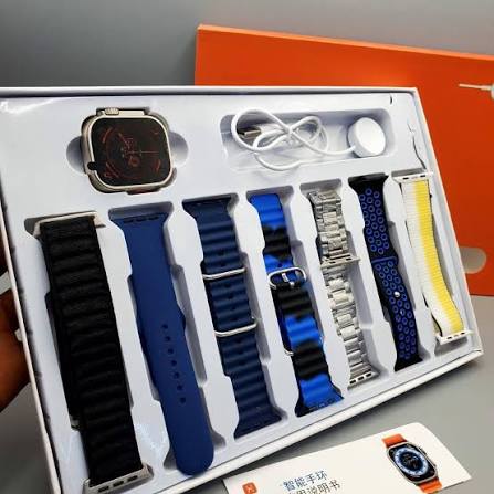 Ultra 7 Smart Watch – 7 Straps | Bluetooth Calling & Smart Features