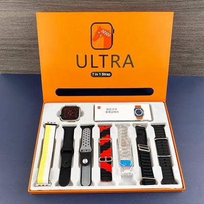 Ultra 7 Smart Watch – 7 Straps | Bluetooth Calling & Smart Features